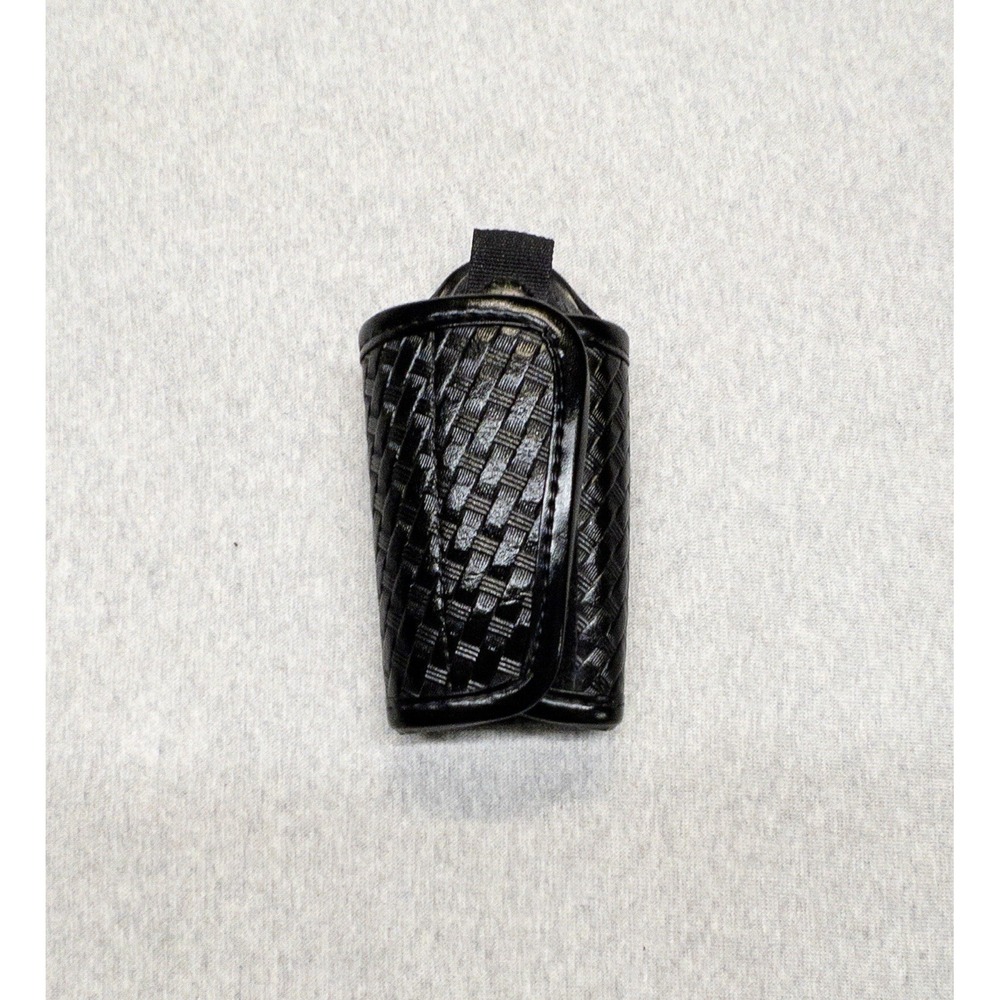 Black Leather Basket Weave Utility Belt‎ Silent Key Sheathe Tactical Outdoors